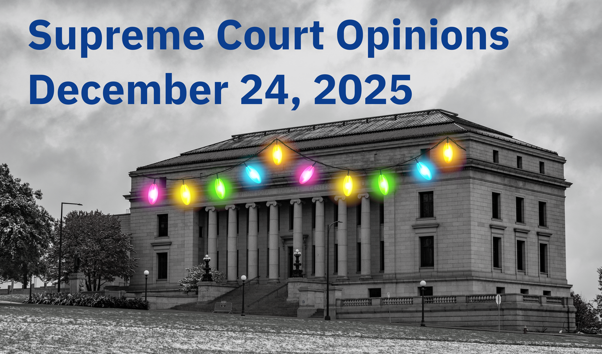 Minnesota Supreme Court Opinions: December 24, 2025